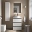 Mueble de baño sobre encimera Bequia Metal 3 o 6 cajones con patas de Salgar